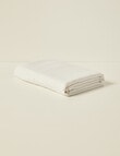 Domani Toscana Linen Flat Sheet, White product photo View 03 S