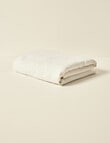 Domani Toscana Linen Fitted Sheet, White product photo View 03 S