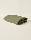 Domani Toscana Fitted Sheet, Olive product photo View 03 S