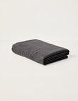 Domani Toscana Linen Flat Sheet, Slate product photo View 03 S