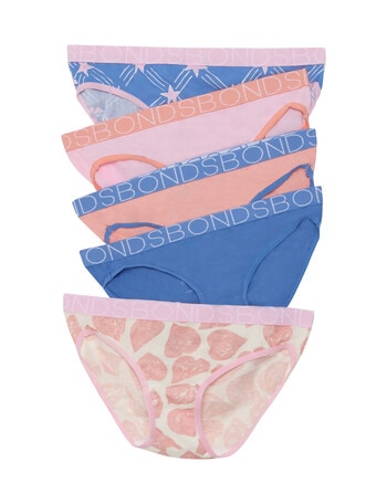 Bonds Multipack Bikini Brief, 5-Pack, Starlit Check, 2-16 product photo