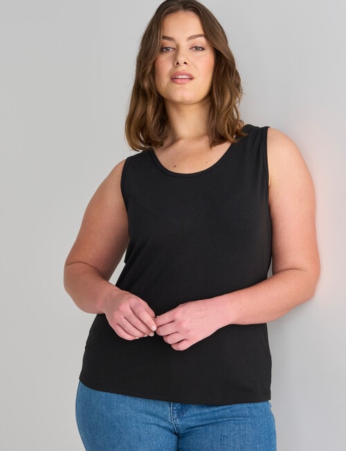 Bodycode Curve Reversible Singlet, Black product photo View 06 L