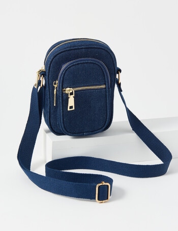 Zest Denim Maisie Bag, Dark Indigo product photo