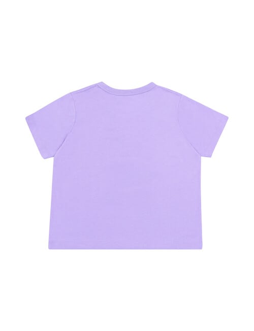 Champion Girls Graphic Tee, Vivacious Violet product photo View 02 L