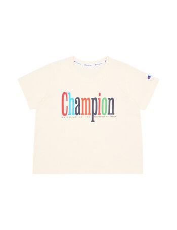 Champion Girls Graphic Tee, White Ferrari product photo