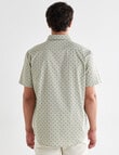 Gasoline Double Dots Short Sleeve Shirt, Sage product photo View 02 S