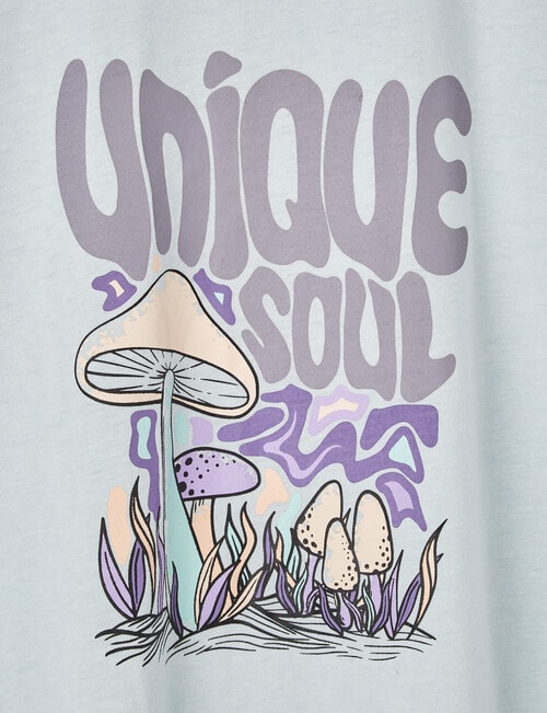 Sleep Squad Unique Soul Sleep T-Shirt, Light Blue, 8-16 product photo View 02 L