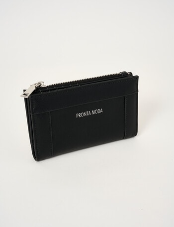 Pronta Moda Panel Wallet, Black product photo