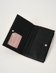 Pronta Moda Panel Wallet, Black product photo View 03 S