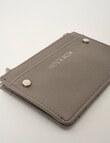 Pronta Moda Rivet Cardholder, Grey product photo View 03 S