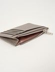 Pronta Moda Rivet Cardholder, Grey product photo View 04 S