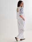 State of play Ahoy Embroidered Top, White & Blue product photo View 03 S