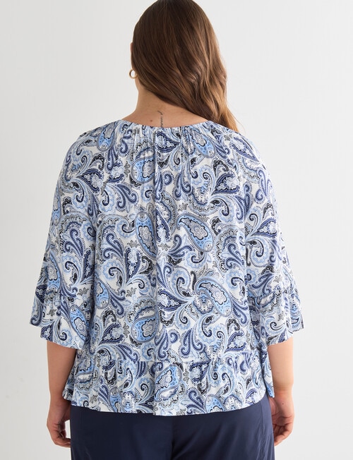 Studio Curve Paisley Knit Top, Paisley product photo View 02 L