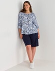 Studio Curve Paisley Knit Top, Paisley product photo View 03 S