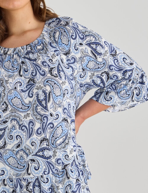 Studio Curve Paisley Knit Top, Paisley product photo View 04 L