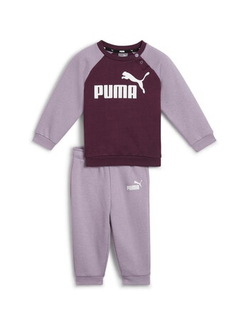 Puma Raglan Top & Jogger Tracksuit Set, 2-Piece, Pale Plum product photo