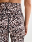 Superfit Limitless Animal Print Crop Legging, Black product photo View 06 S