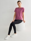 Superfit Scoop Hem Tee, Mulberry product photo View 03 S