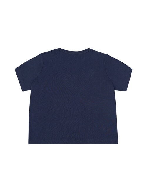 Champion Girls Graphic Tee, Navy product photo View 02 L