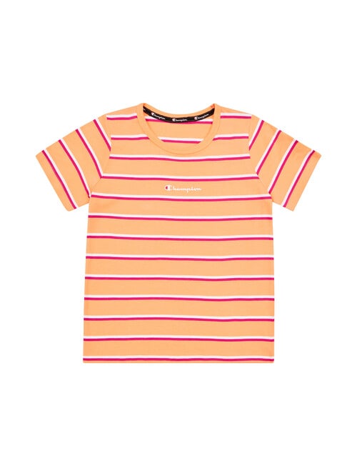 Champion Kids Stripe Tee, Sweet Sherbet, White & Bo Berry product photo