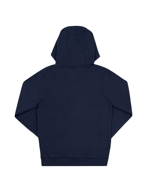 Champion Kids Puff Script Hoodie, Navy product photo View 02 L