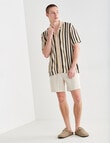 Tarnish Como Stripe Short Sleeve Knitted Shirt, product photo View 05 S