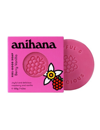 anihana Feel-Good Soap, Berry Vanilla, 120g product photo