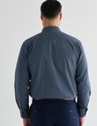 Chisel Crown Ditsy Long Sleeve Shirt, Navy product photo View 02 S