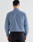 Chisel Crest Check Long Sleeve Shirt, Navy product photo View 02 S