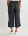 Zest Lyocell Wide Leg Crop Pant, Black product photo View 02 S