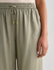 Zest Lyocell Wide Leg Crop Pant, Sage product photo View 04 S