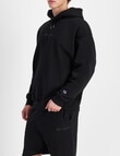 Champion Script Tonal Hoodie, Black product photo View 02 S