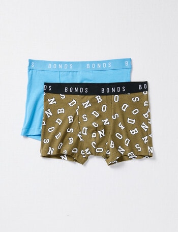 Bonds Game Day Hipster Trunk 2 Pack, Green & Blue, 2-16 product photo