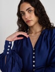 State of play Skipper Blouse, Royal Blue product photo View 04 S