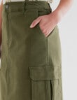 Zest Utility Midi Skirt, Khaki product photo View 04 S