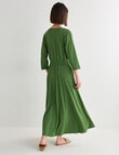 Jigsaw Becca Knit Gathered Waist Dress, Plam product photo View 02 S