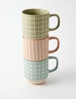 Porto Porto Graphic Stackable Mug, Sage product photo View 04 S