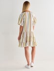 Zest Tiered Midi Dress, Multi Stripe product photo View 02 S