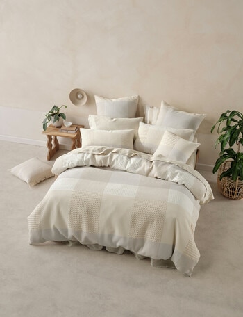 Linen House Baleares Duvet Cover Set, Vanilla product photo