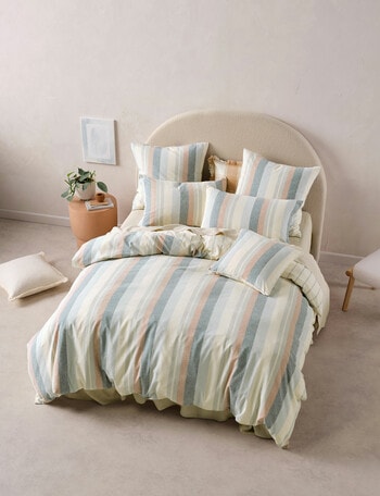 Linen House Reverie Duvet Cover Set, Saltwater product photo