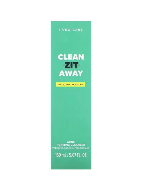 I DEW CARE Clean Zit Away Acne Foaming Cleanser product photo View 03 L