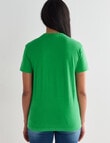 Denim Republic Puff Print Tee, Green product photo View 02 S