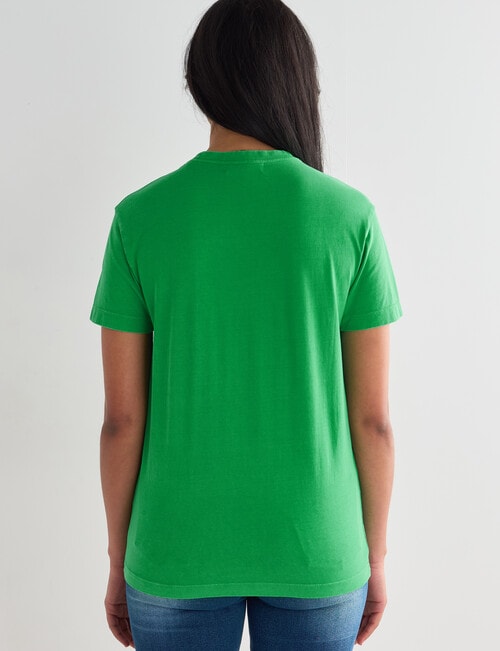 Denim Republic Puff Print Tee, Green product photo View 02 L