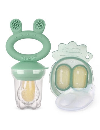 Haakaa Freeze-N-Feed Feeder & Tray, Pea Green product photo