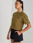 Champion Rochester Base Tee, Surplus Green product photo View 03 S