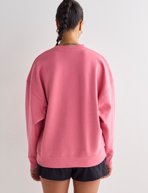 Champion Rochester Base Crew Sweatshirt, Candied Rose product photo View 02 L