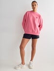 Champion Rochester Base Crew Sweatshirt, Candied Rose product photo View 03 S