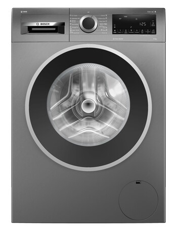 Bosch Series 6 9kg Front Load Washing Machine, Graphite Grey, WGG244FRAU product photo