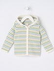 Little Bundle Hooded Knit Cardigan, Striped product photo