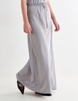 Mineral Alice Bias Cut Satin Skirt, Silver product photo View 03 S